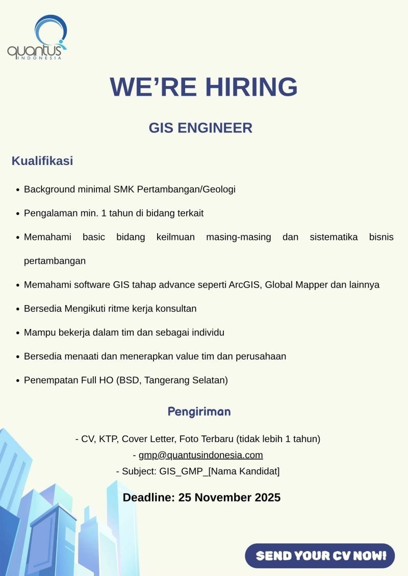 Loker PT.Quantus Indonesia